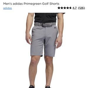Men’s Big and Tall Adidas Primegreen golf shorts
